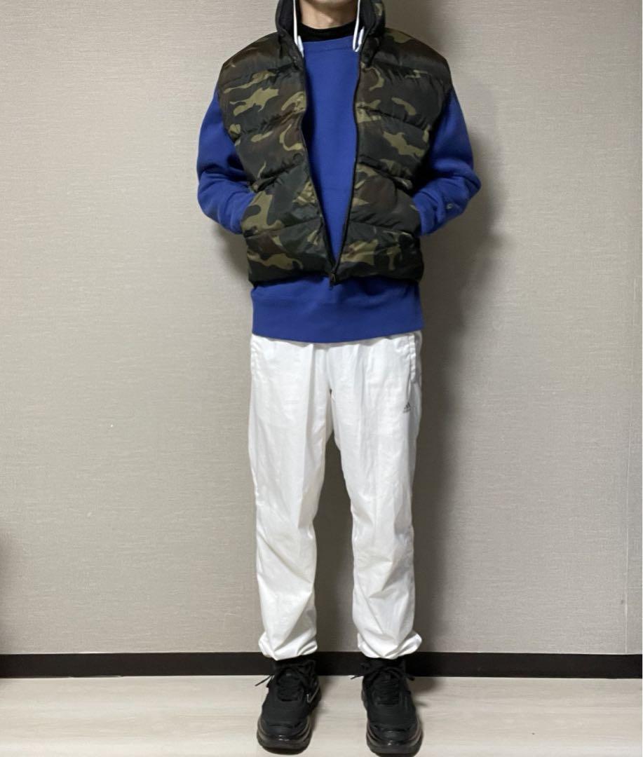 Reversible Down Vest Camo Black 短丈 Y2K