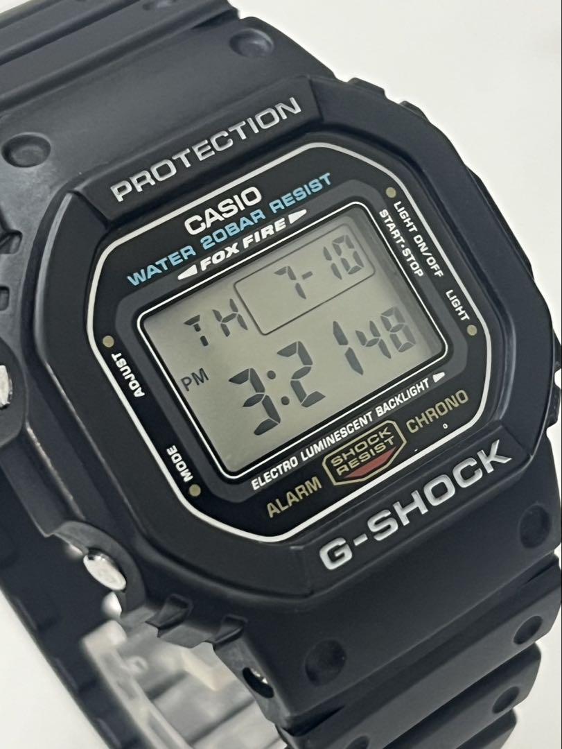 電池交換済】G-SHOCK スクエアケース DW-5600E-1VER - メルカリ