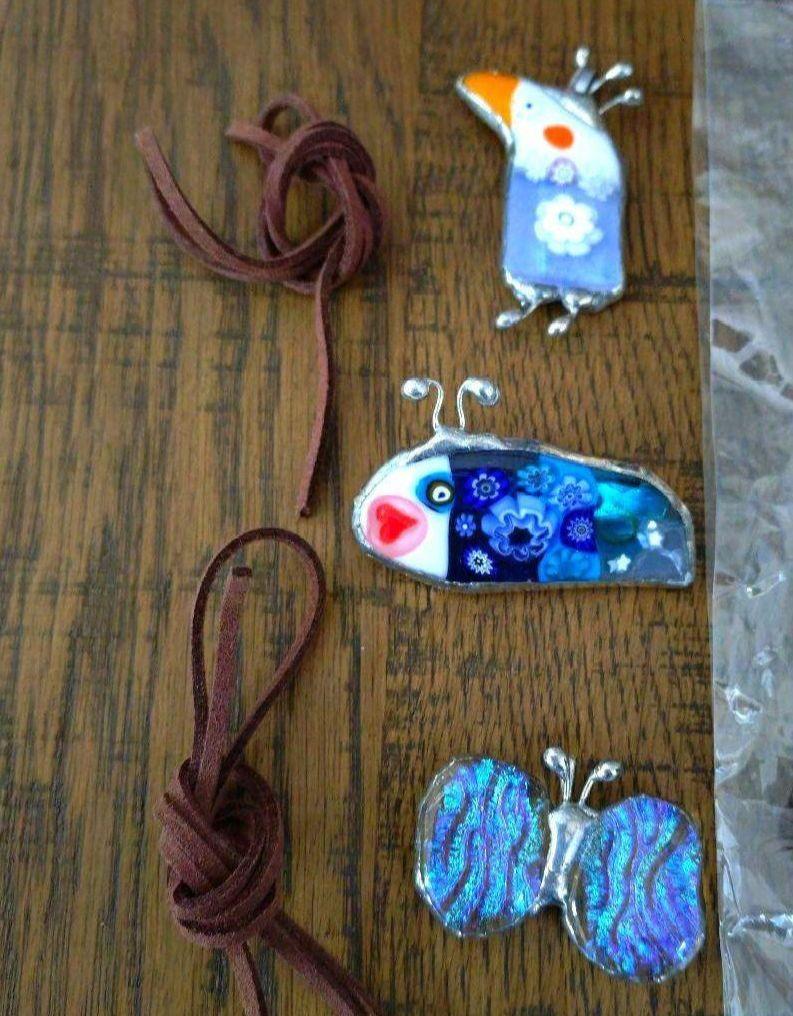 ハンドメイド ブローチ・チャーム・ソックモンキー 8点セット