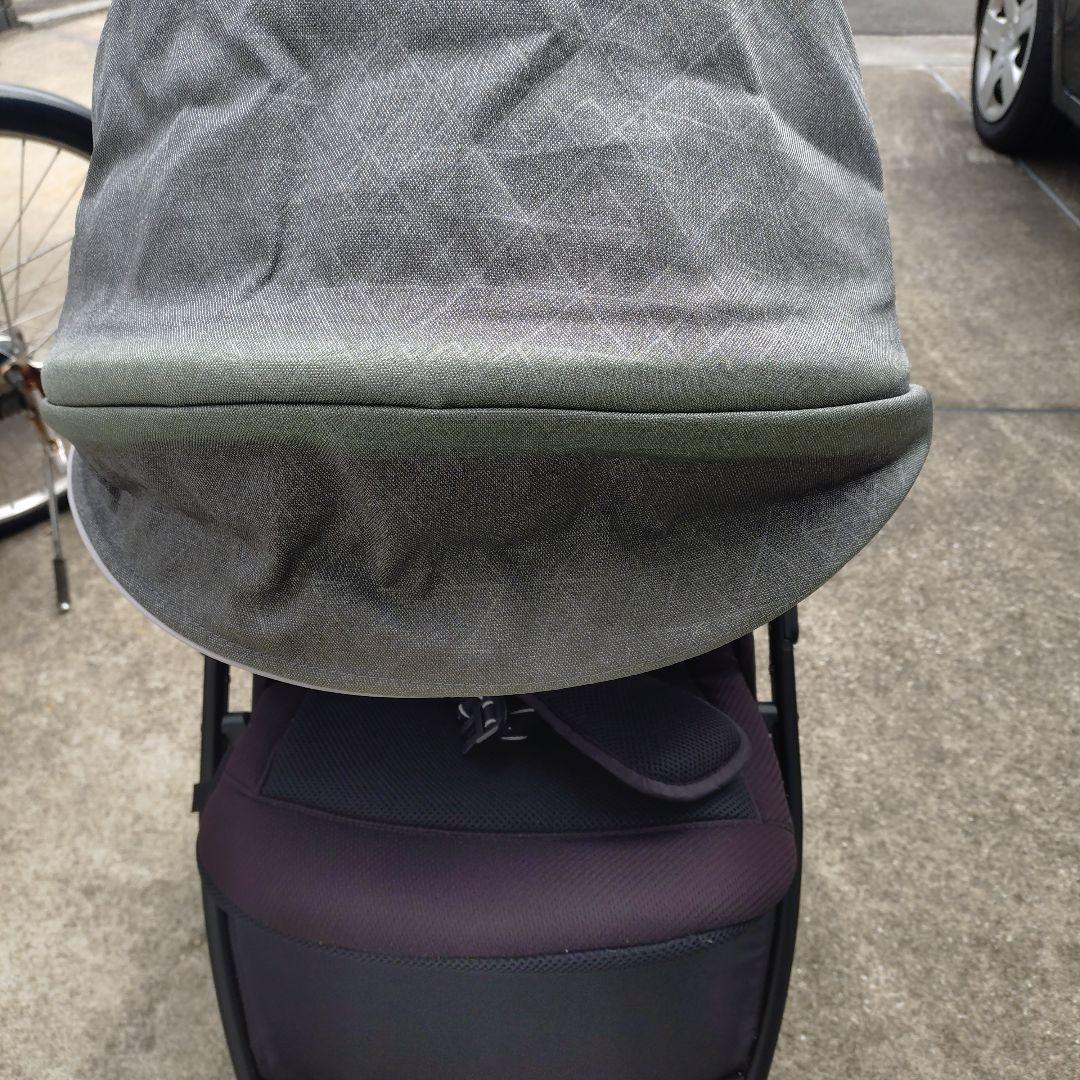 Aprica スムーヴ プレミアム 3輪ベビーカー レザーハンドル