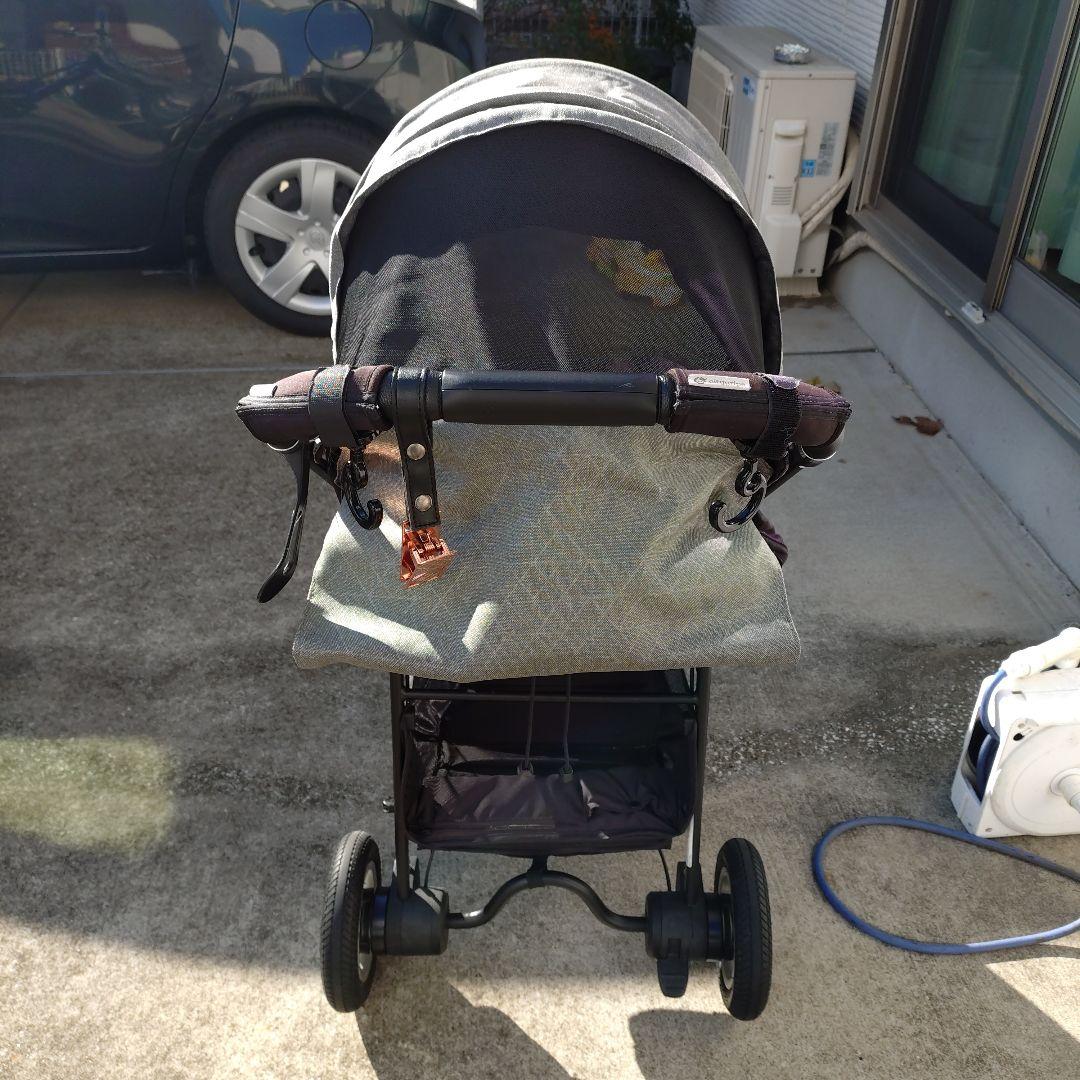 Aprica スムーヴ プレミアム 3輪ベビーカー レザーハンドル