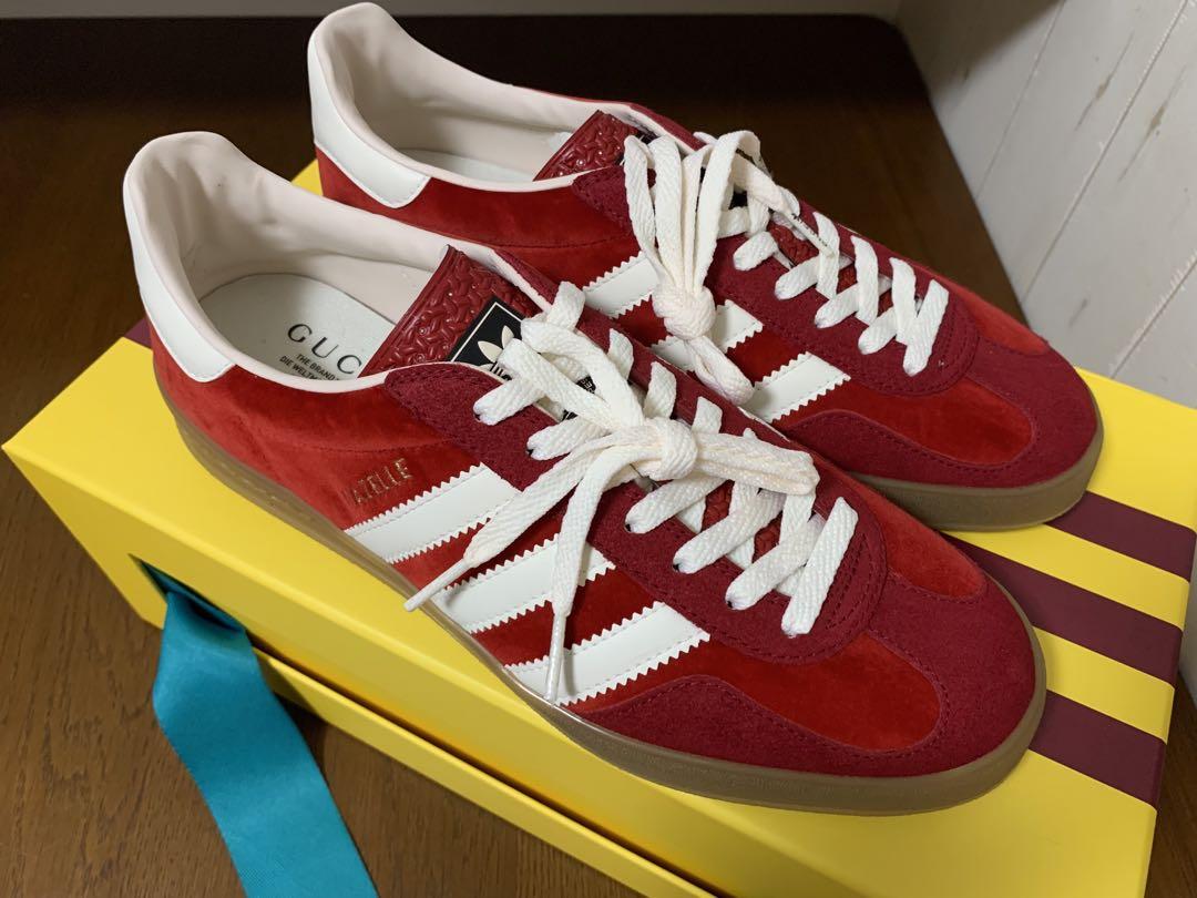 【トシ屋】グッチ ガゼル gazelle red 27cm 新品