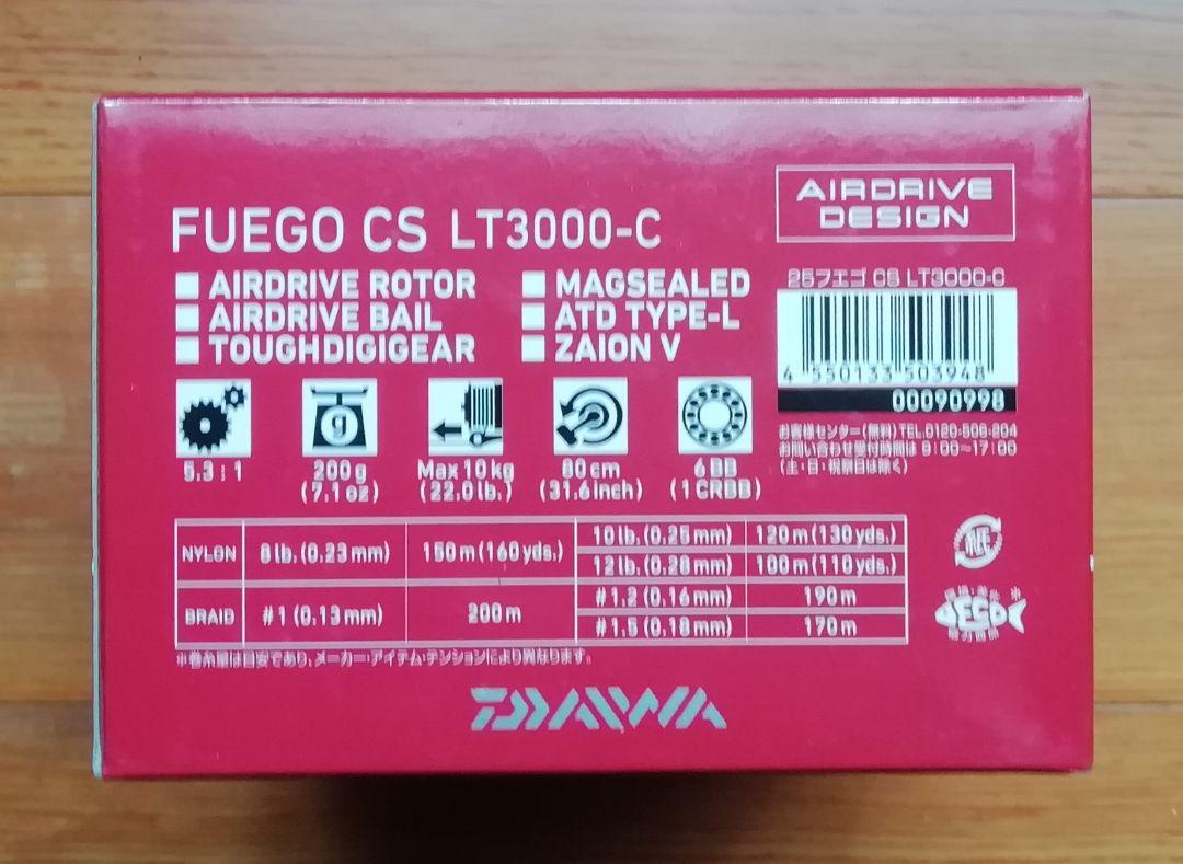 海外モデル 2025 DAIWA FUEGO CS LT 3000-C