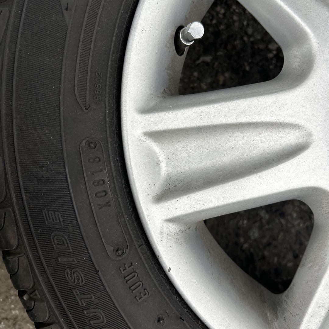 155/65R13 アルミホイールとタイヤ①２本分