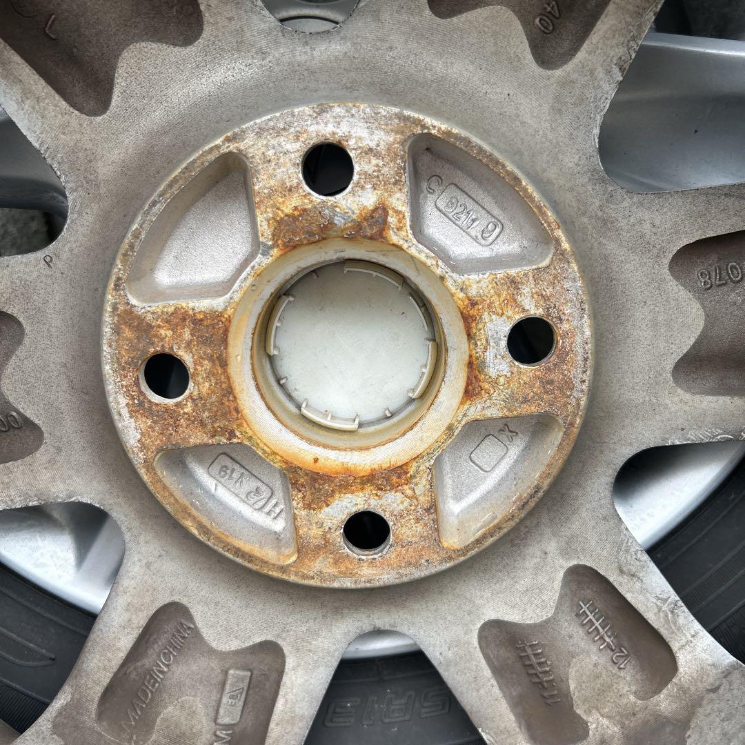 155/65R13 アルミホイールとタイヤ①２本分