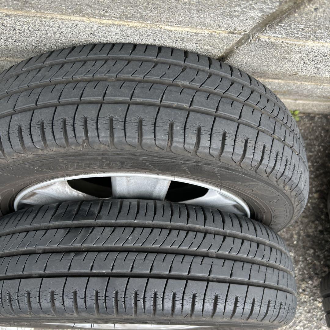 155/65R13 アルミホイールとタイヤ①２本分