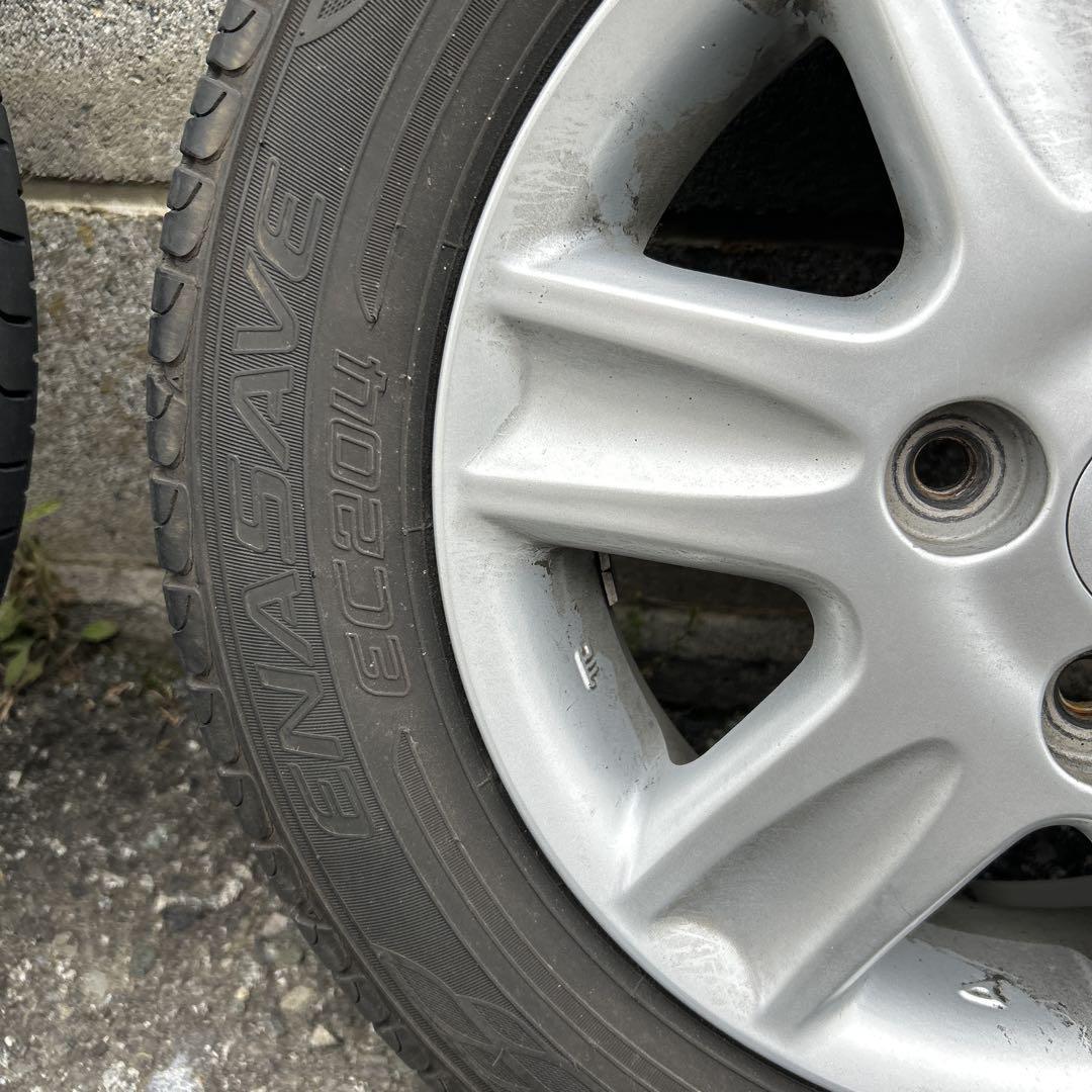 155/65R13 アルミホイールとタイヤ①２本分