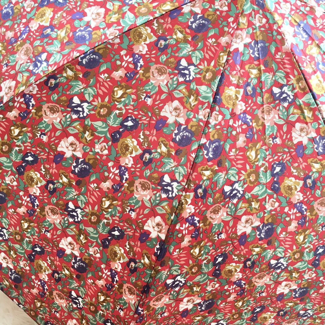 KENZO ケンゾー 折りたたみ傘 雨傘 花柄 ピンク ビンテージ