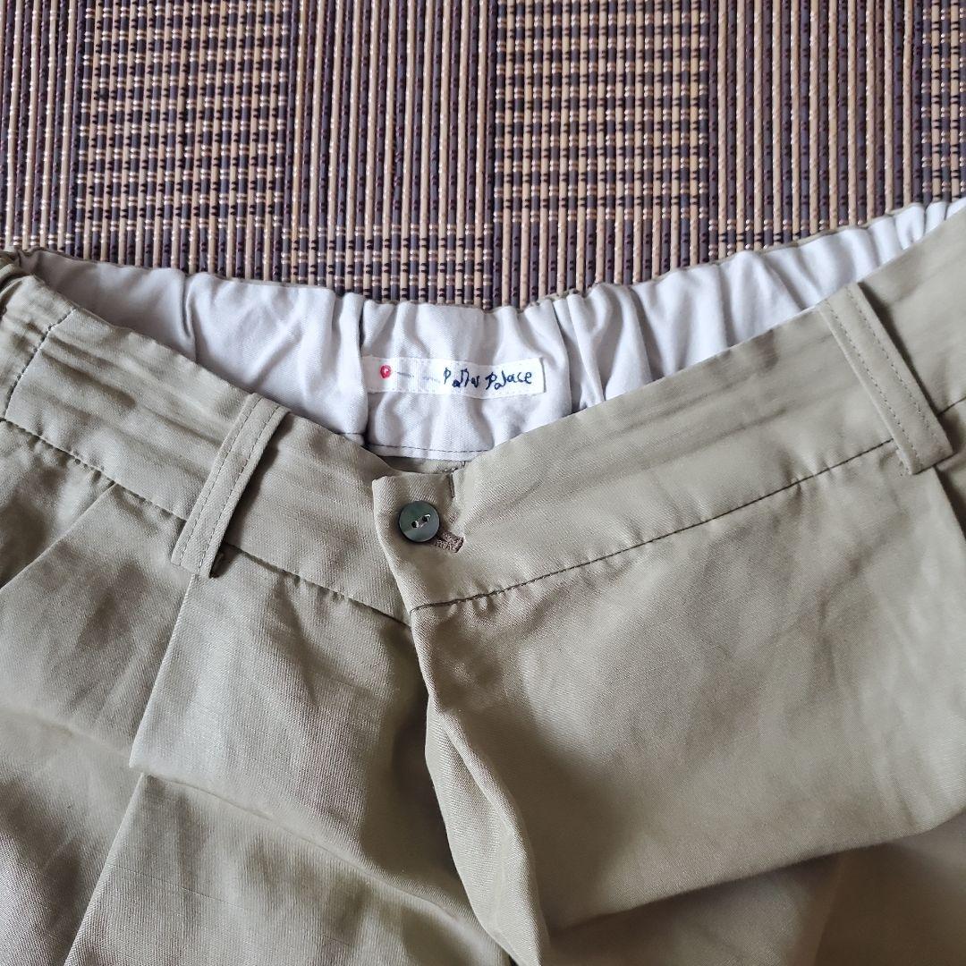 Pal'las Palace パラスパレス リネン混 ラップ イージーパンツ