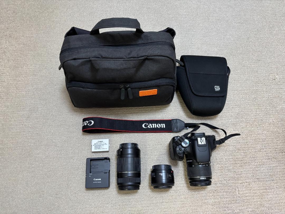 Canon EOS Kiss X5 ダブルズームキット（レンズ3本セット！）