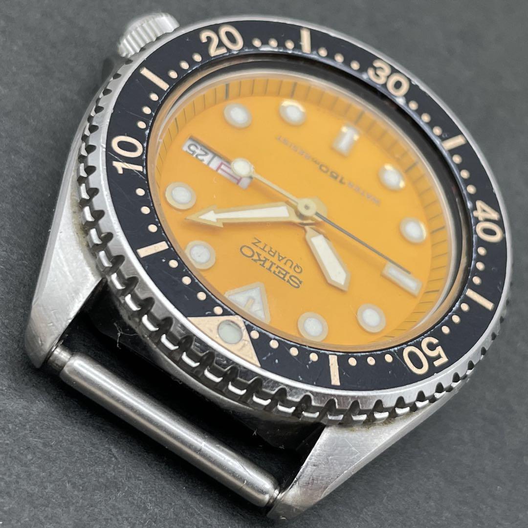 SEIKO QZオレンジダイバーズウォッチ 6458-600A 【不動ジャンク】