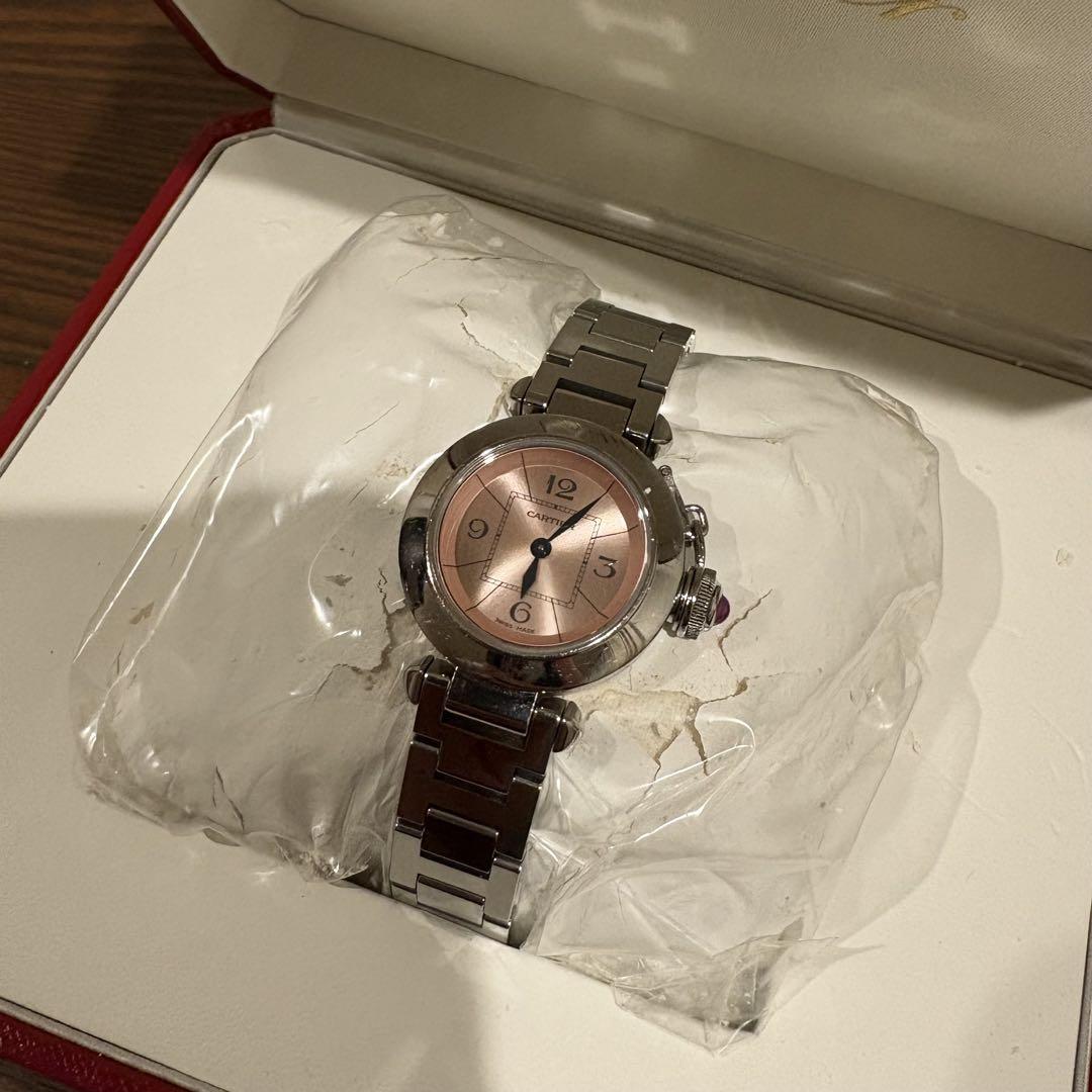 本日限定価格 Cartier ミス パシャ ピンク ローズクォーツ