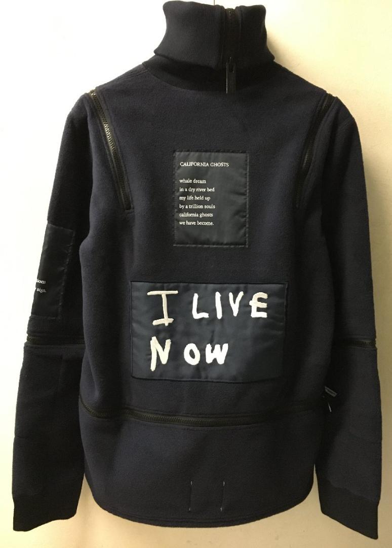 新品タグ付 19AW ZIPカスタム フリース タートルネック プルオーバー