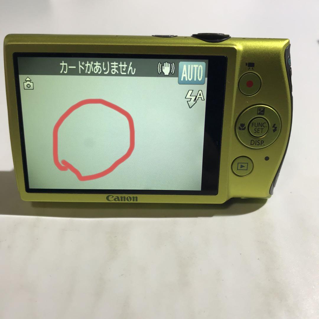 Canon IXY 600F グリーン 本体と付属品 ※訳あり Canon IXY 600F グリーン 本体と付属品 ※訳あり