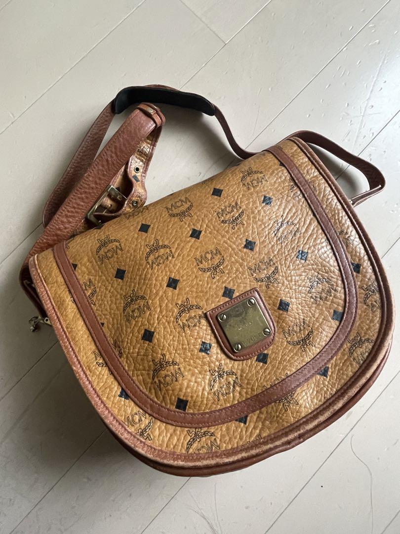【特別送料無料！】 MCM エムシーエム バッグ 茶色 ショルダーバッグキャメル ブラウン バッグ
