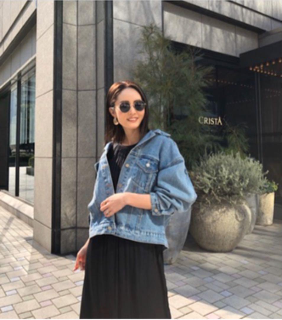 ジャケット・アウター mieli invariant  handsome wide denim jk