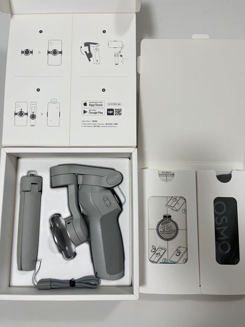 【3回のみ使用】DJI OM4 ジンバル　スタビライザー　カメラ