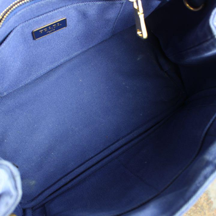 豊富な2022 PRADA プラダカナパキャンバスハンドバッグ r9go0-m88585608376 格安最新品