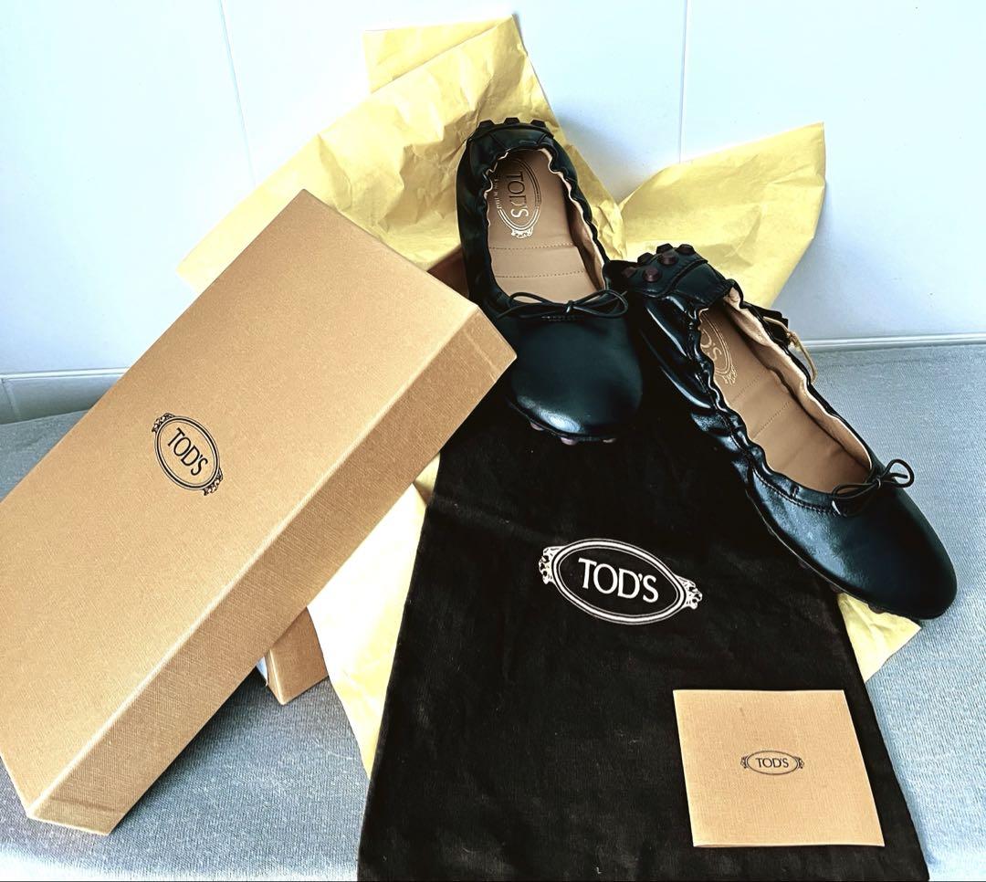TODS トッズ GOMMINI ゴンミーニ バレリーナ バブル シューズ