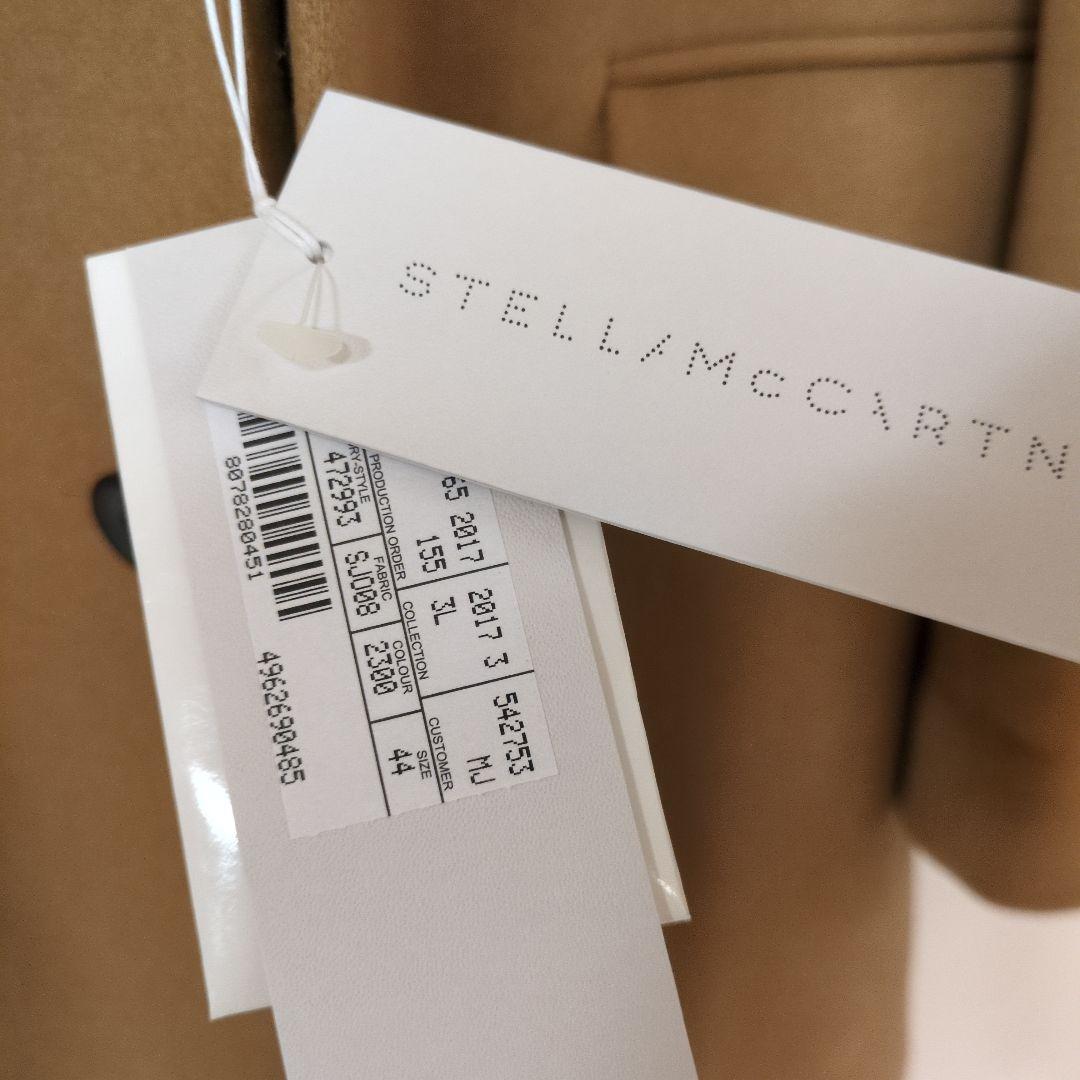 ステラマッカートニー メンズ キャメル チェスターコート44 ステラマッカートニー メンズ キャメル チェスターコート44