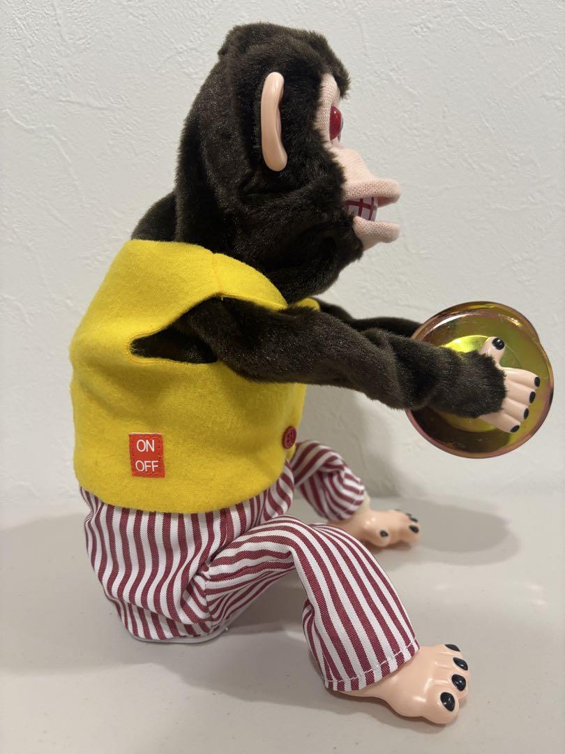 新品同様◎おさるのシンバルくん 単一電池式◎動作確認済