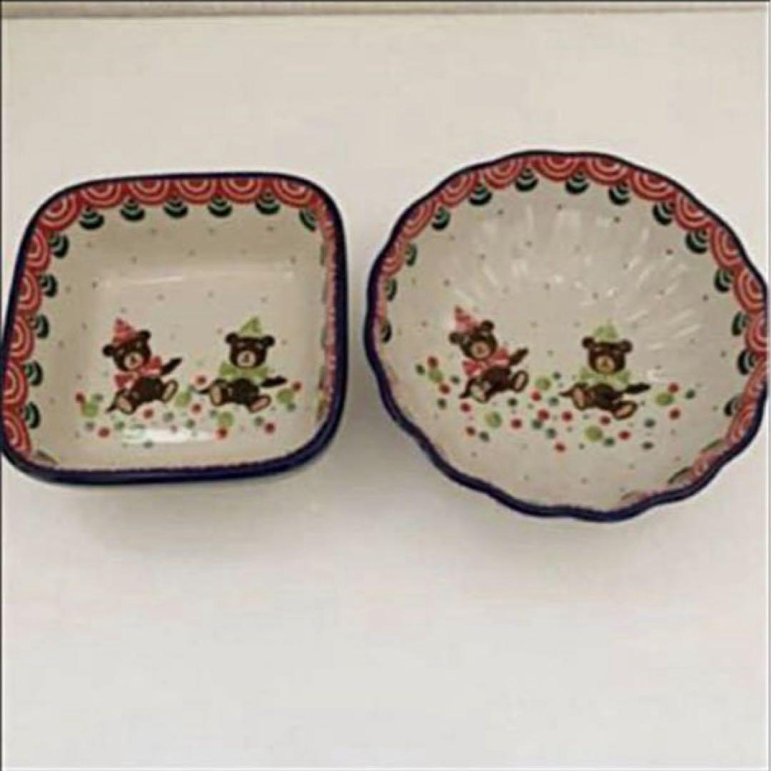 新品　ポーリッシュポタリー　くま　ユニカット　3点セット