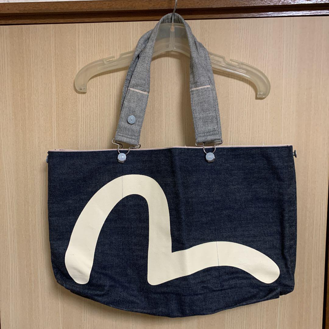 EVISU TOWERTAN TOTE-DENIM EBD-0067TW