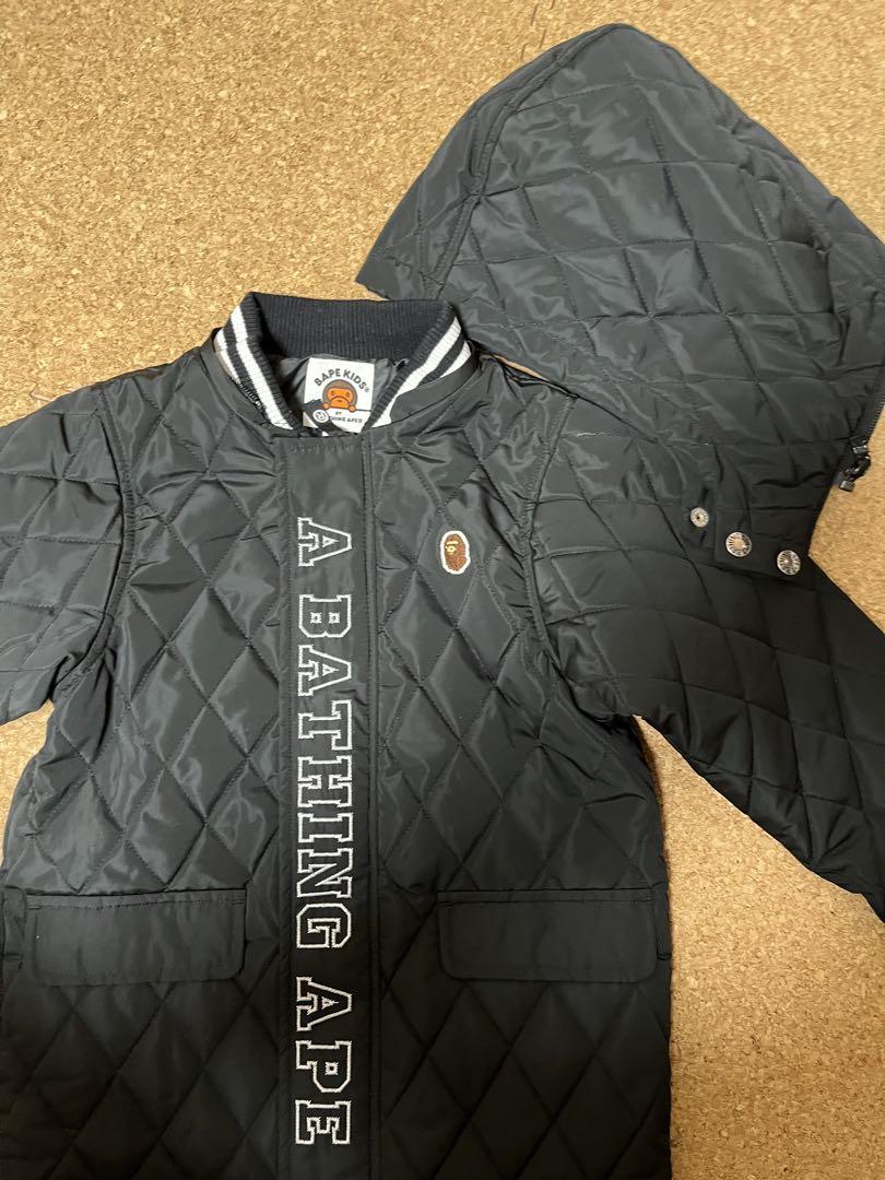 Ks　BAPE KIDS キルティングJKT ape キッズ　未使用