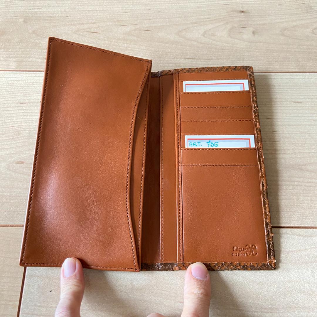 大人気高品質 イタリア製 パイソン革 長財布 ELEGANCE エレガンス ユニセックス 4znBD-m88592199511 2022お買い得