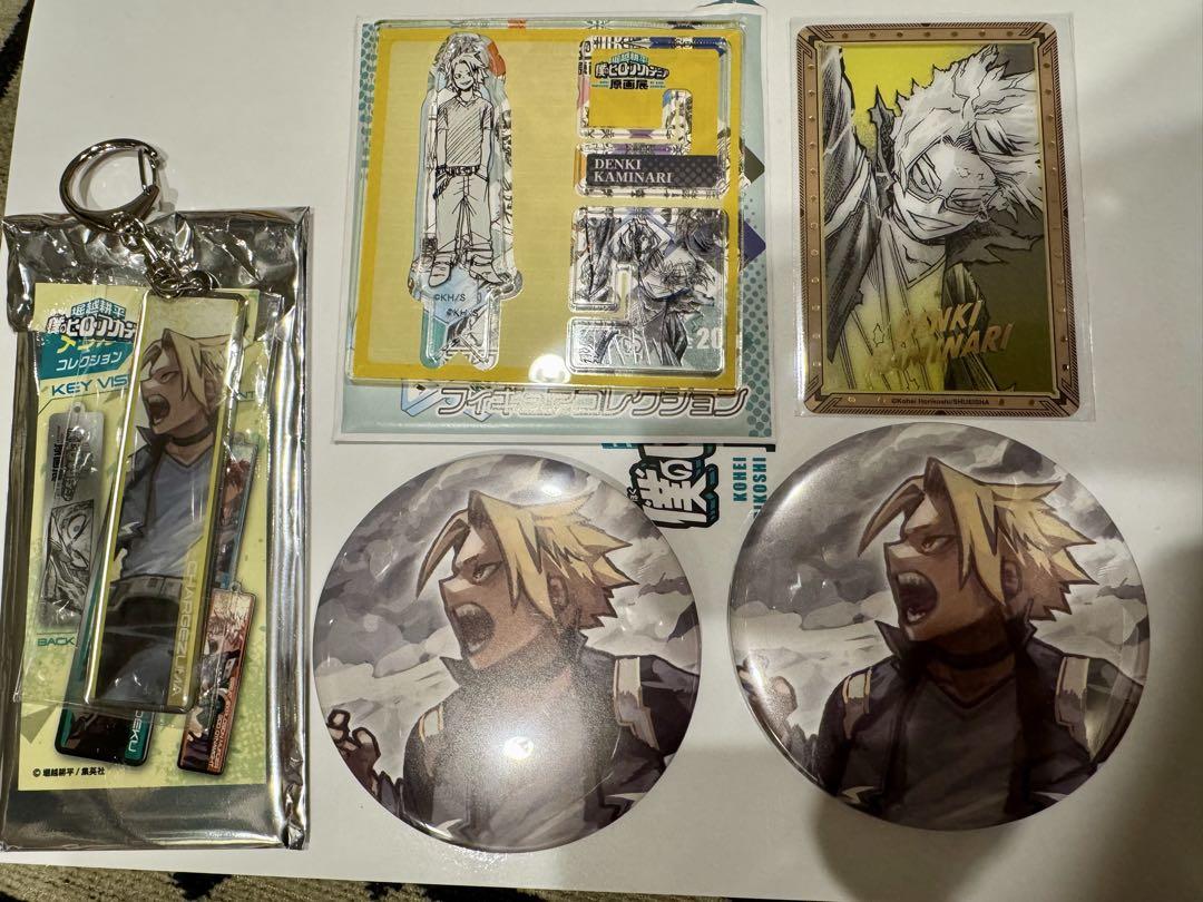 ヒロアカ 原画展 KATSUKAI MEMORY 爆豪 バッジ アクリル カード