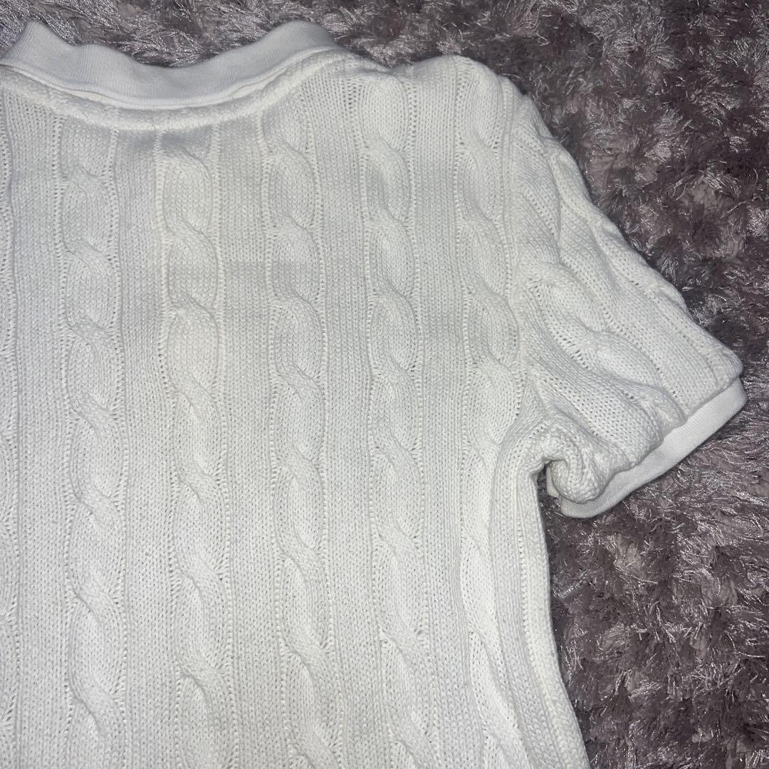 POLO RALPH LAUREN✨コットンケーブルニットポロシャツ