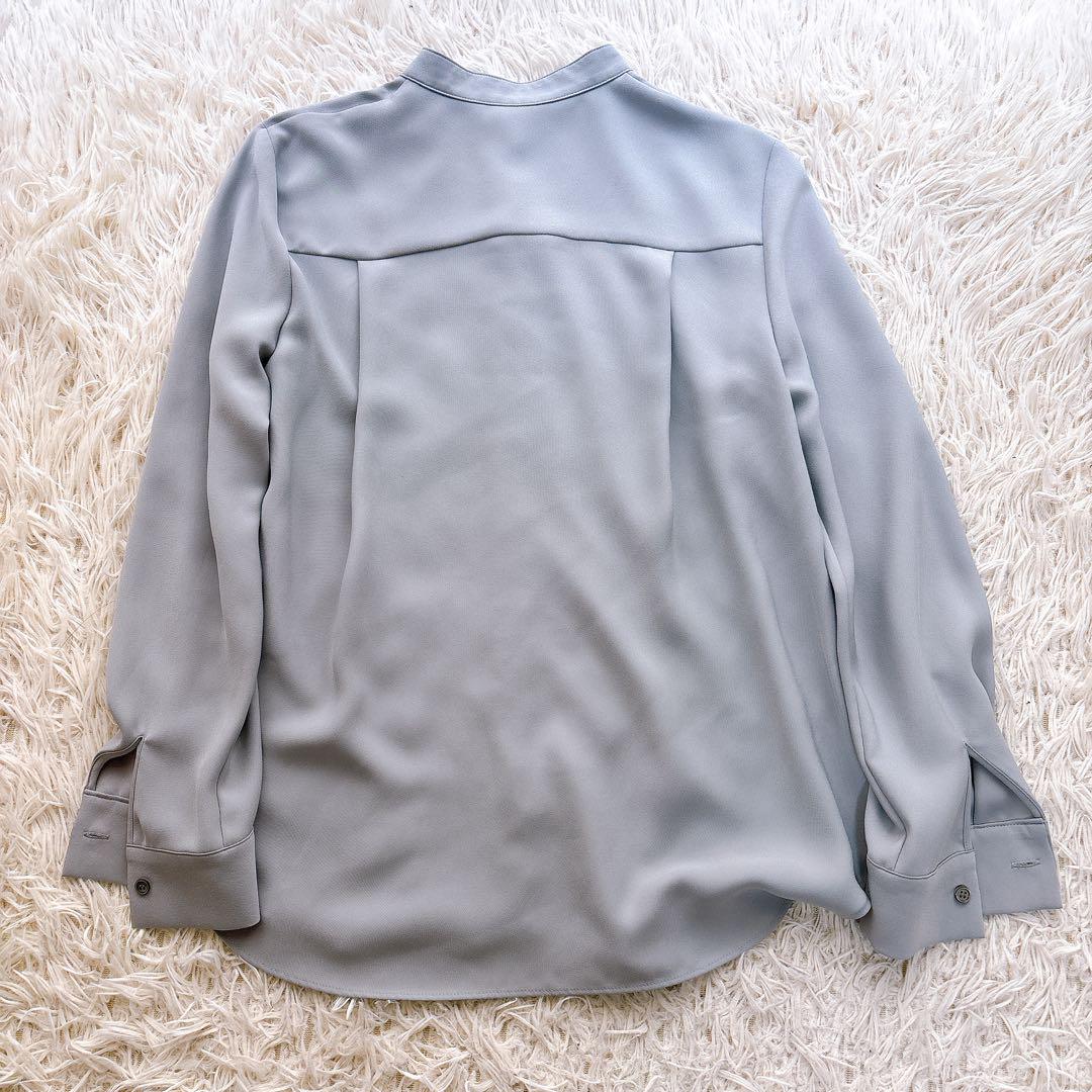 【美品】セオリーリュクス2way ボウタイ ブラウス シャツ　洗える　40 美品】セオリーリュクス2way ボウタイ ブラウス シャツ 洗える 40
