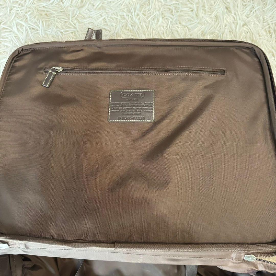 COACH コーチ キャリーケース　スーツケース　PVC　シグネチャー