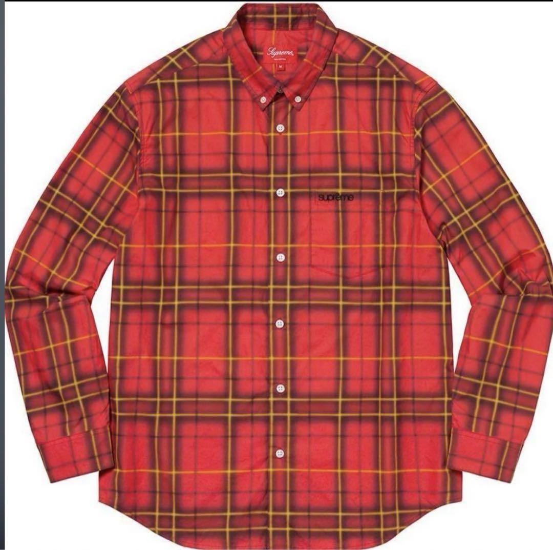 状態一度着用美品Supreme Spray Tartan Shirt XL 窪塚着用　シャツ