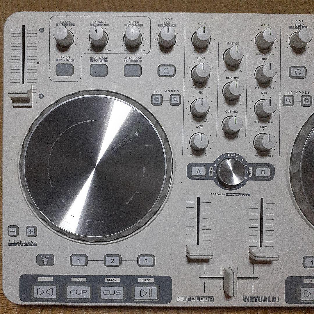 Reloop Virtual DJ コントローラー ホワイト