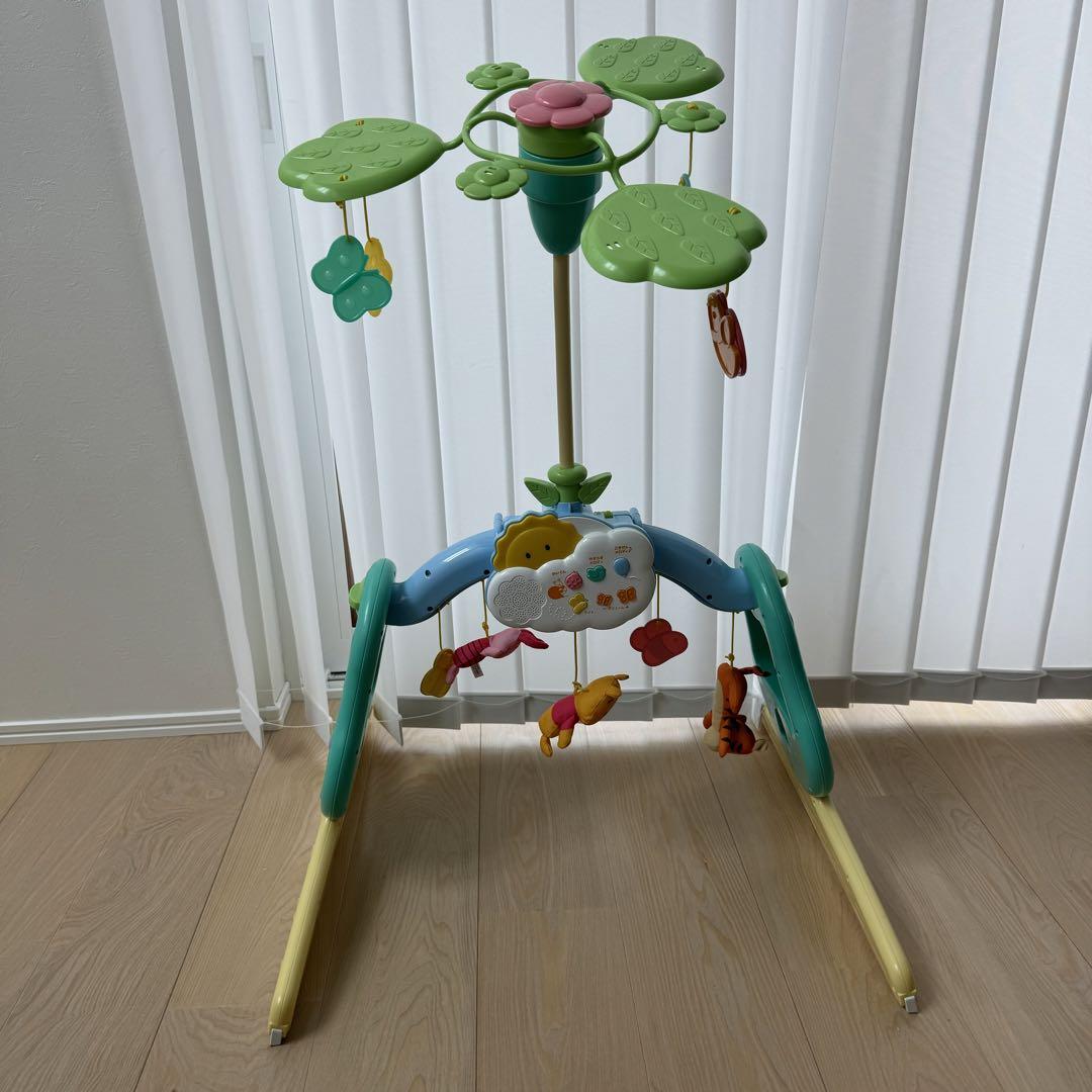 【美品】プーさん 6WAYジムにへんしんメリー