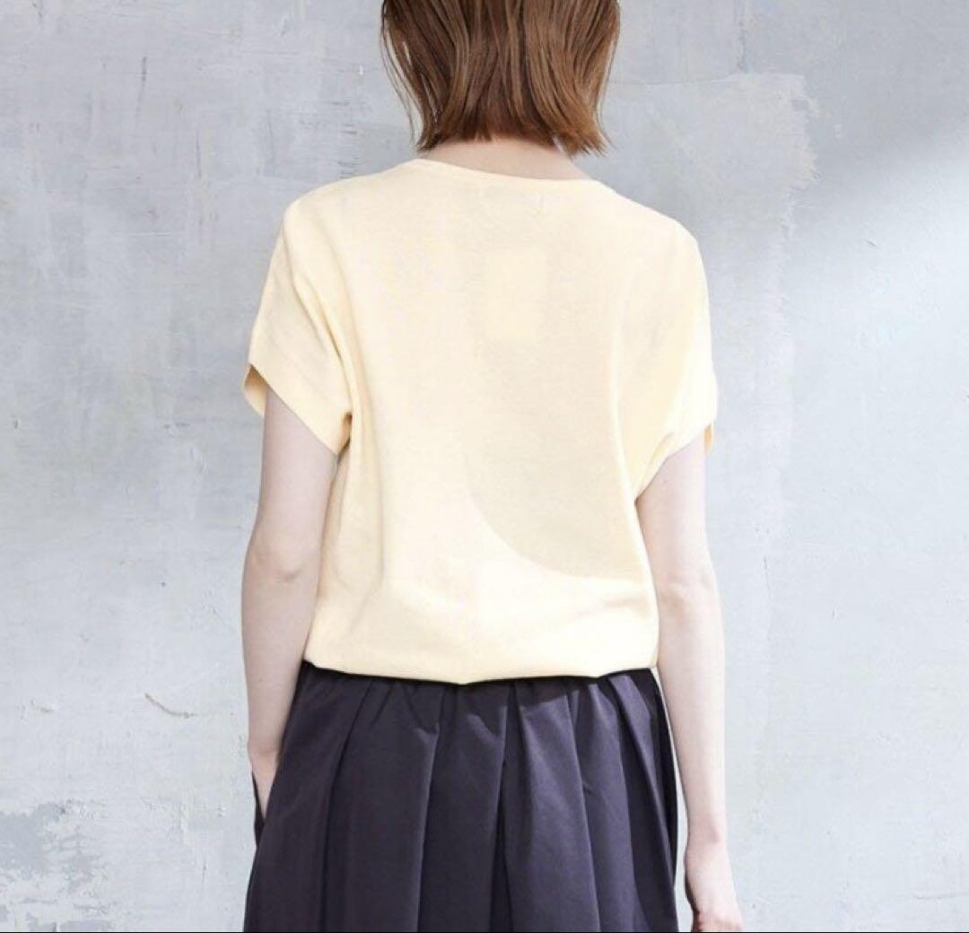 【初回限定】 未使用タグ付 SLOBE IENA アイスコットンフレンチスリーブプル トップス