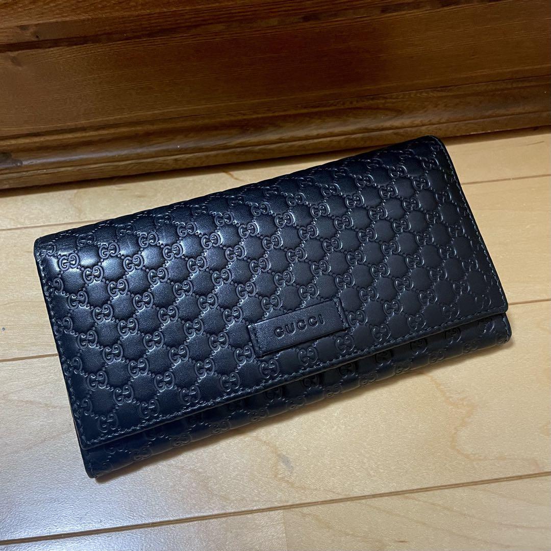 まぁちゃん 良品 GUCCI 長財布レザー　ロエベ　2点セット