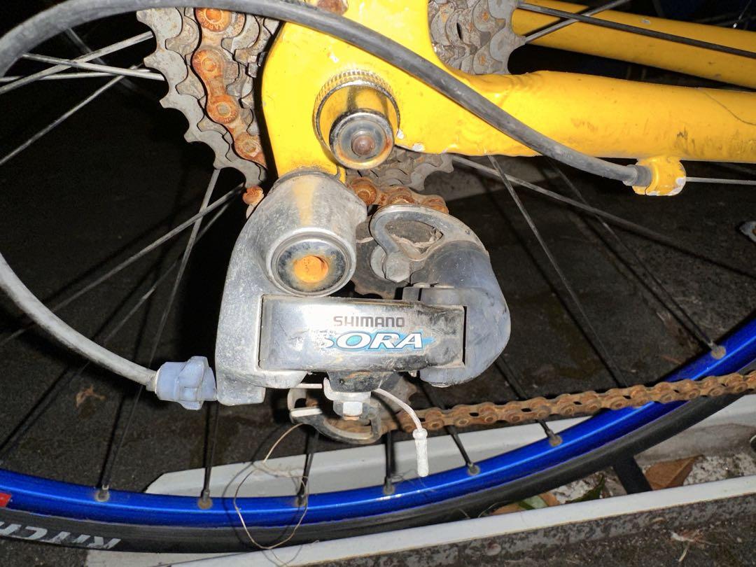 TREK 1000 イエロー　ブルー　ロードバイク
