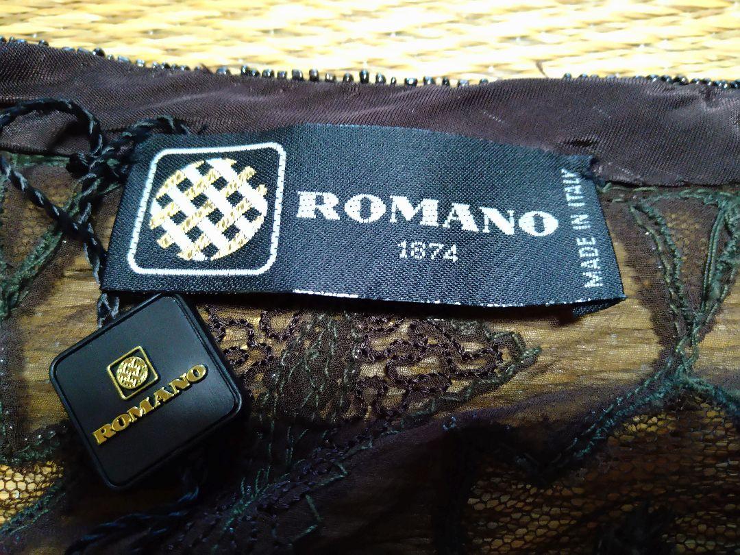 ROMANO カーディガン イタリア製 ビーズ スパンコール