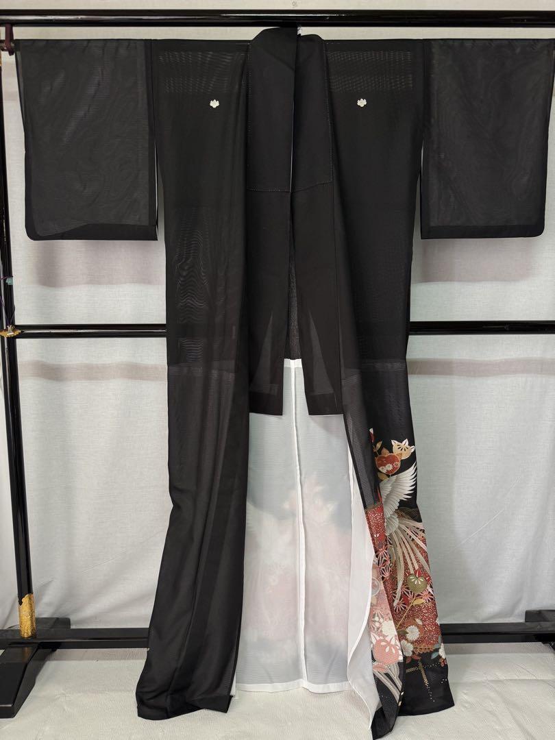 [洗える] 絽　黒留袖　礼装　フォーマル　結婚式　結納　夏着物　ドレス　高身長 洗える] 絽 黒留袖 礼装 フォーマル 結婚式 結納 夏着物 ドレス
