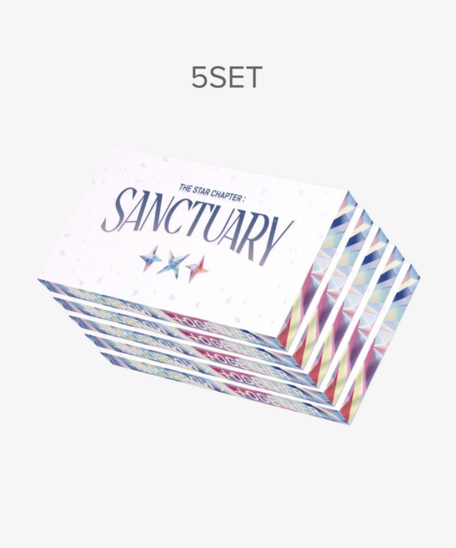 新品未開封 TXT SANCTUARY Angel 5形態 × 5セット 25枚 新品未開封】TXT SANCTUARY（ANGEL Ver.）5形態セット×5