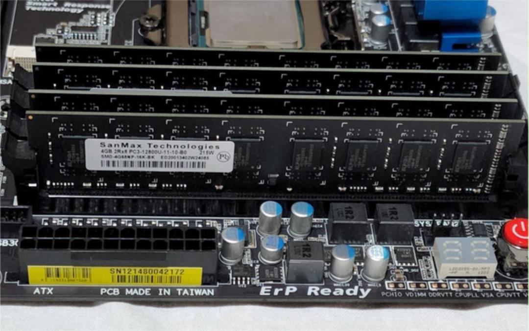 GIGABYTE GA-Z77X-UD5H CPU メモリー付き
