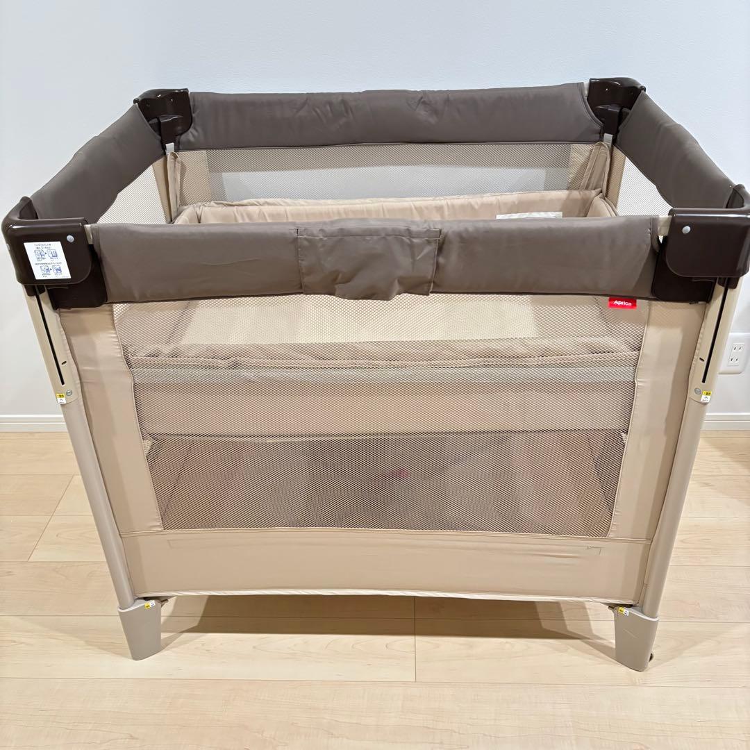 【美品】Aprica アップリカ ココネルエアー ベビーベッド 【美品】Aprica アップリカ ココネルエアー ベビーベッド