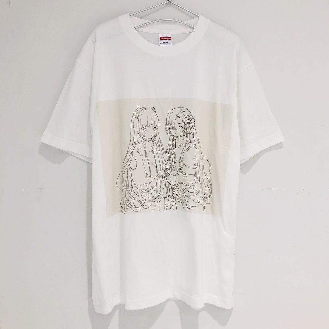 神椿フェス ヰ世界情緒Tシャツ(Lサイズ)&タオル KAMITSUBAKI STUDIO】ヰ世界情緒 Tシャツ／KAMITSUBAKI FES 2024