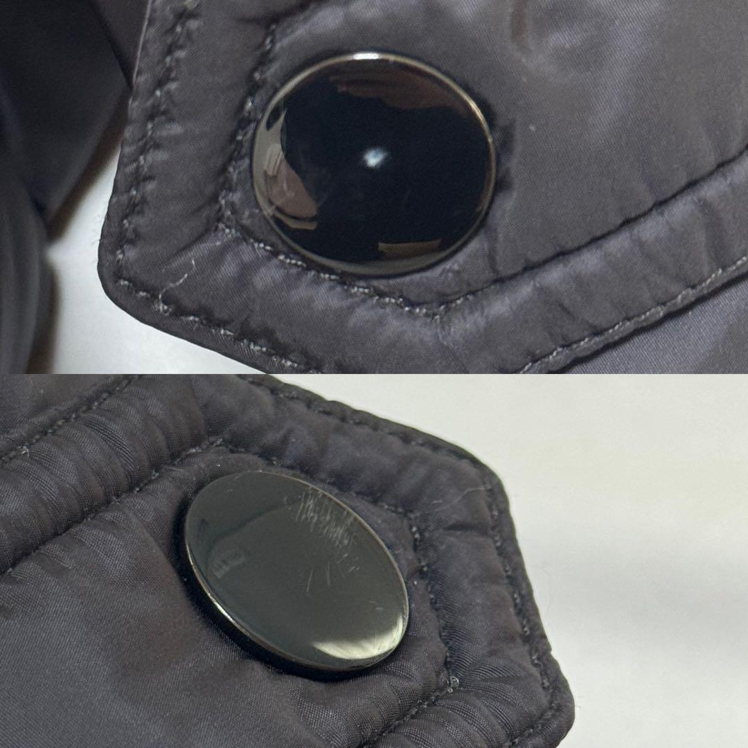 美品 PRADA フードダウンジャケットブラック 36 フォックスファー 美品 PRADA フードダウンジャケットブラック 36 フォックスファー