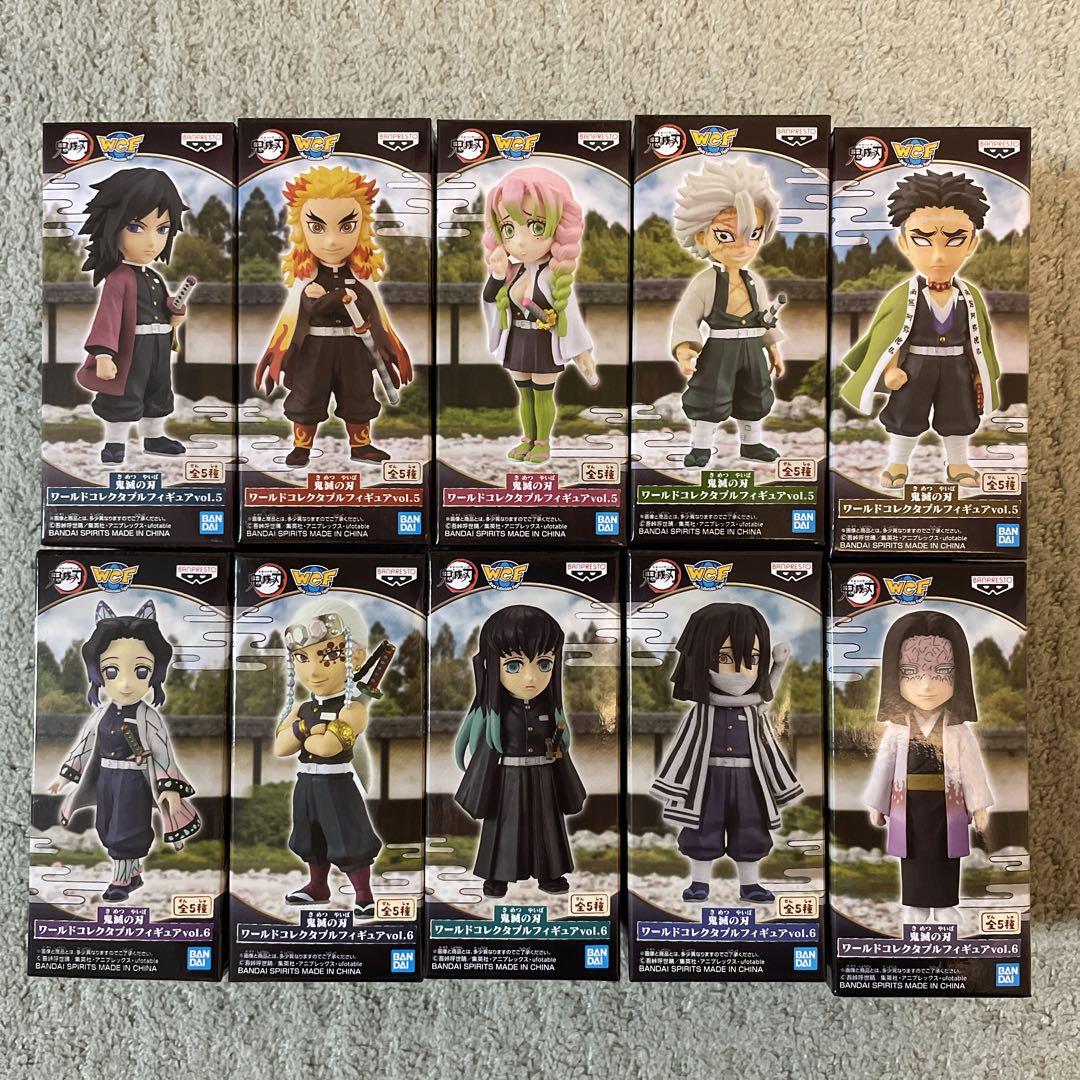 鬼滅の刃ワールドコレクタブルフィギュアvol.5&6 全10種