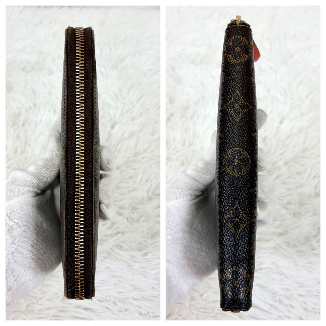 ルイヴィトン 長財布 ポルトフォイユ クレマンス モノグラム オレンジ