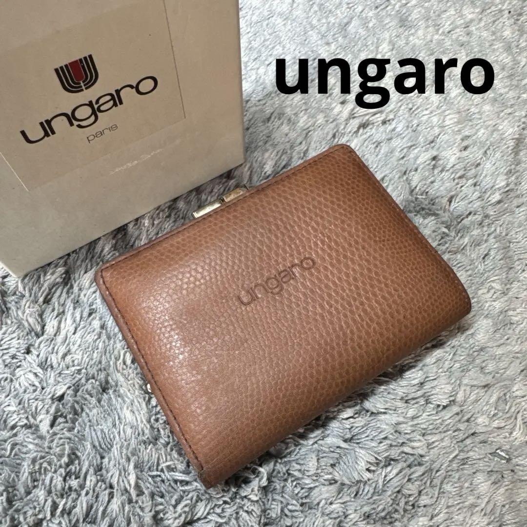 ウンガロレザー 二つ折り財布美品 Amazon | U by Ungaro ウンガロ レザーウォレット 二つ折り財布