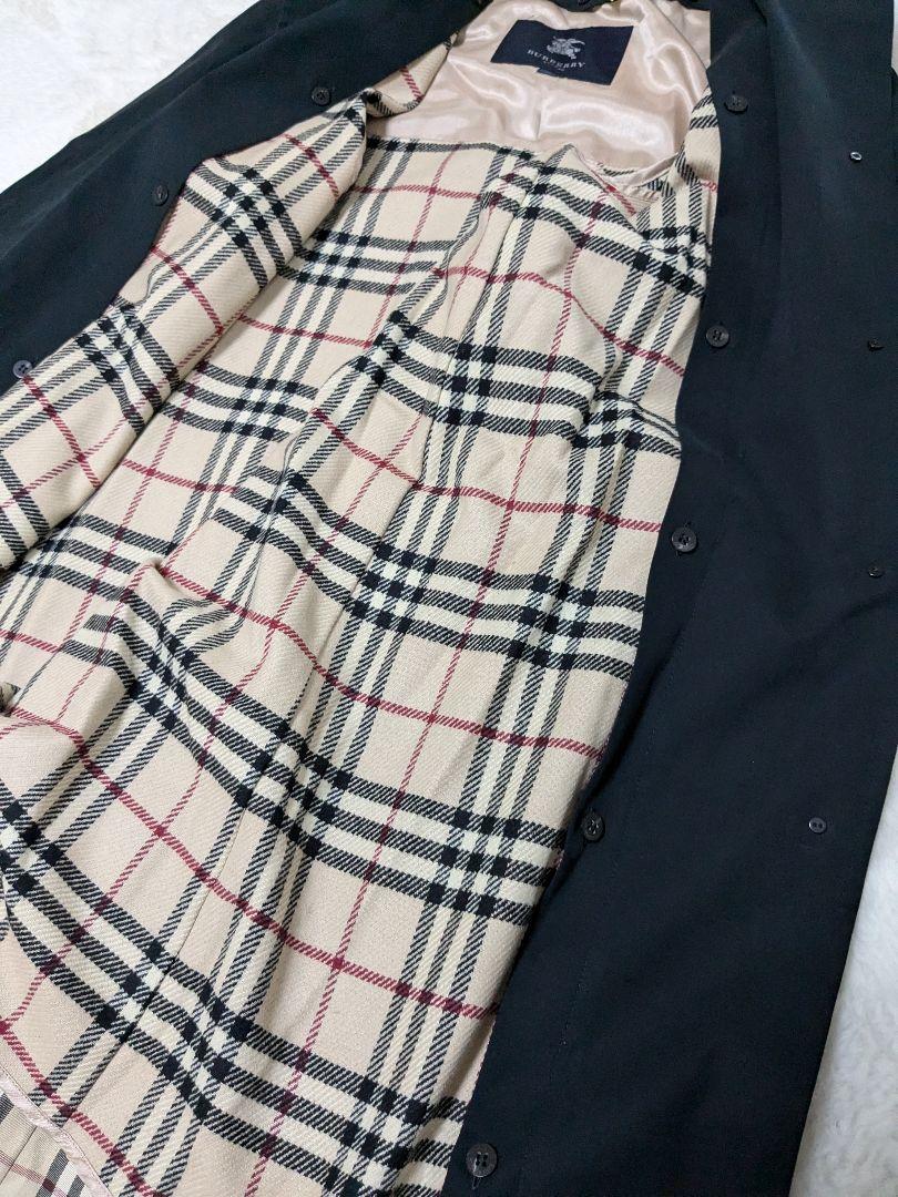 Burberry バーバリー ロンドン　トレンチコート 黒　7　ブラック